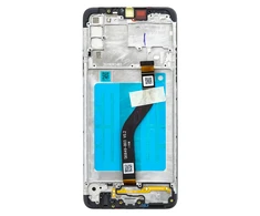 Dėklas LCD ekranas + jutiklinis blokas „Samsung A207 Galaxy A20s Juodas“ (pakeitimų paketas)