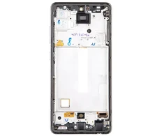 LCD ekranas + jutiklinis blokas Samsung A526/A525 Galaxy A52 Juodas (Paslaugų paketas)