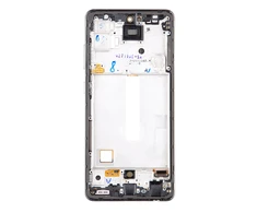 Dėklas LCD ekranas + jutiklinis blokas Samsung A526/A525 Galaxy A52 Juodas (Paslaugų paketas)