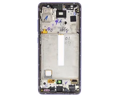 Dėklas LCD ekranas + jutiklinis blokas Samsung A528B Galaxy A52s 5G Light Violet (pakeitimų paketas)