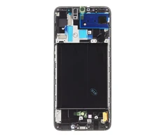 Dėklas LCD ekranas + jutiklinis blokas Samsung A705 Galaxy A70 Juodas (pakeitimų paketas)