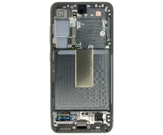 LCD ekranas + jutiklinis blokas + priekinis dangtelis „Samsung S911 Galaxy S23 Žalias“ (pakeitimų paketas)
