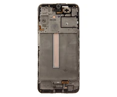 Dėklas LCD ekranas + jutiklinis blokas + priekinis dangtelis Samsung A256B Galaxy A25 Juodas (pakeitimų paketas)