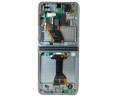Dėklas LCD ekranas + jutiklinis blokas + priekinis dangtelis Samsung F731 Galaxy Z Flip 5 5G Mint (pakeitimų paketas)