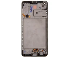 LCD ekranas + jutiklinis blokas „Samsung A217F Galaxy A21s Juodas“ (pakeitimų paketas)