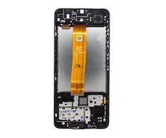 Dėklas LCD ekranas + Touch Samsung M127F Galaxy M12 Juodas (Paslaugų paketas)