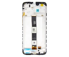 Dėklas LCD Ekranas + Touch Unit + priekinis dangtelis skirtas Xiaomi Redmi 10A Juodas (Service Pack)