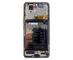 Dėklas LCD Ekranas + Touch Unit + Front Cover Honor 200 Juodas (Service Pack)