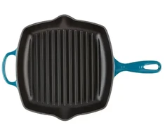 Le Creuset GRILLPFANNE QUADRATISCH SIG 26 CM DEEP TEAL