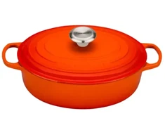 Le Creuset Cast iron pot oval Ø27cm / 3.4L oranžinis