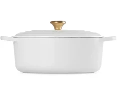 Le Creuset Cast iron pot oval 31cm / 6.3L baltas