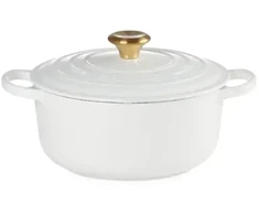 Le Creuset Cast iron pot round Ø24cm / 4.2L baltas