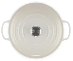Le Creuset Cast iron puodas round Ø34cm / 12L cream color