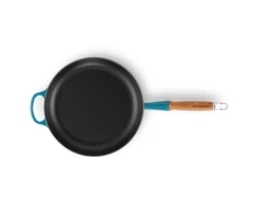 Le Creuset Ketaus keptuvė su medine rankena Ø28cm mėlyna