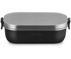 Le Creuset Pietų dėžutė ON THE GO 900 ml matinis juodas
