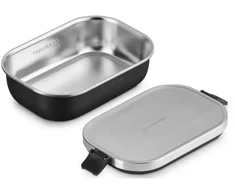 Le Creuset Priešpiečių dėžutė ON THE GO 900ml matte juodas
