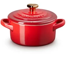 Le Creuset Mini Cocotte stoneware dish Ø10cm red