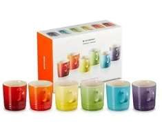 Le Creuset Mug set of 6 stoneware 350ml in different colours