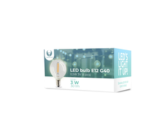 TelForceone LED lemputė E12 G40 0.5W 3V 30lm skaidrus Forever Light 6vnt.