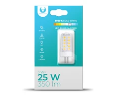 LED lemputė G4 kukurūzų 3W 12V 6000K 350lm Forever Light