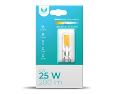 TelForceone LED lemputė G9 Glass 2W 230V 4500K 200lm Forever Light