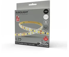 Epistar 2835 20W 3000K IP65 silicio šviestuvas 120LED/m 5m Eurolight