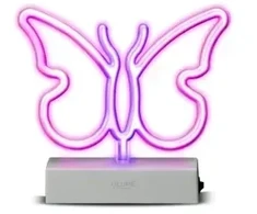 Led lampa SBS Rožinė Butterfly Vibes Neon effect