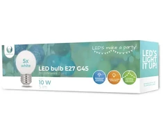 LED lemputė E27 G45 2W 230v neutrali balta 5vnt Forever Light