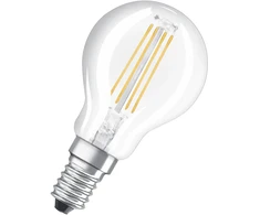 LED lemputė P40 4W E14 FIL 2 vnt. Osram