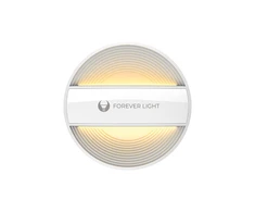 Telforceone Lamp LED naktinė lempa apvali PURE FLC-20 ALMA PIR baltos spalvos 500mAh Forever Light