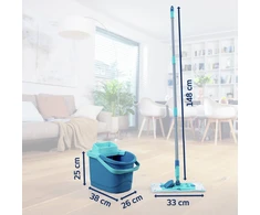 Grindų plovimo rinkinys Leifheit Power Clean, 6 l