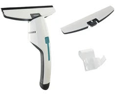LEIFHEIT Vacuum Window Cleaner Nemo with Shower Cabin Cleaner and Wall Holder