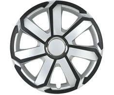 Leoplast Kołpak automobilinis aerospin 15" cali juodai-sidabrinis