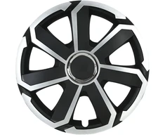 Leoplast Kołpak automobilinis aerospin 16" cali juodai-sidabrinis