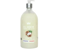 Les Petites Bains de Provence Coconut Dušo želė For Sensitive Skin, 1000 ml