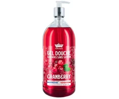 Les Petites Bains de Provence Cranberry Dušo želė For Sensitive Skin, 1000 ml