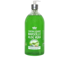Les Petites Bains de Provence Marseille Aloe Vera Liquid Soap For Hands &amp; Body, 1000 ml