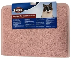 Kaķu tualetes paklājs - Trixie Cat litter tray mat, PVC, 40 × 60 cm pink