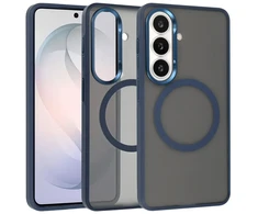 Liavec Soft dėklas Metal Frame skirtas Samsung Galaxy S26 mėlynas