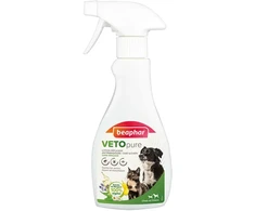 Līdzeklis pret blusām, ērcēm, odiem - Beaphar Veto Pure, bio aerosols, 250 ml