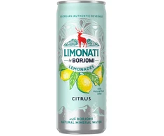 Limonāde Limonati by BORJOMI, citronu, bundžā, 0.33l (DEP)