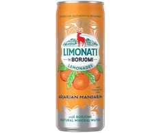 Limonāde Limonati by BORJOMI, mandarīnu, bundžā, 0.33l (DEP)