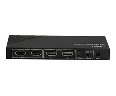 AV Jungiklis - LINDY 2x2 HDMI 18G Matrix Sujungimas ir Perjungimas, 4096x2160@60Hz, Juodas