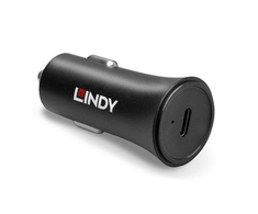 Automobilinis įkroviklis - LINDY 27W USB Type C PD automobilinis įkroviklis 12-24V DC