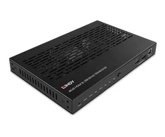 AV Ilgiklis - LINDY 4K60 HDMI &amp; USB SDVoE Prailgintuvas, USB, Garsas, IR, RS232 Signalai, Juodas