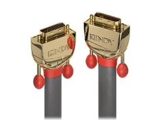 Lindy Vaizdo Laidas - 20m DVI-D Dual Link M/M 2560x1600 60Hz Auksu Padengtas