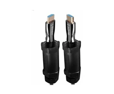 Lindy HDMI Laidas - 100m AOC Hibridinis 8K60 48Gbps Auksu Padengti Jungtys