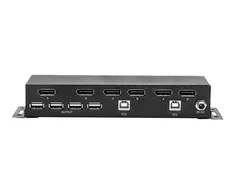KVM Jungiklis - LINDY 2 Prievadų Dvigubas DisplayPort 1.2 KVM Jungiklis 3840x2160@60Hz