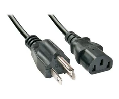 Maitinimo Laidas - LINDY US 3 Pin į C13 Maitinimo Laidas, 2 m, Juodas