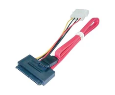 Kabelis - LINDY SATA Duomenų ir Maitinimo Kabelis 0.5m 6Gbps